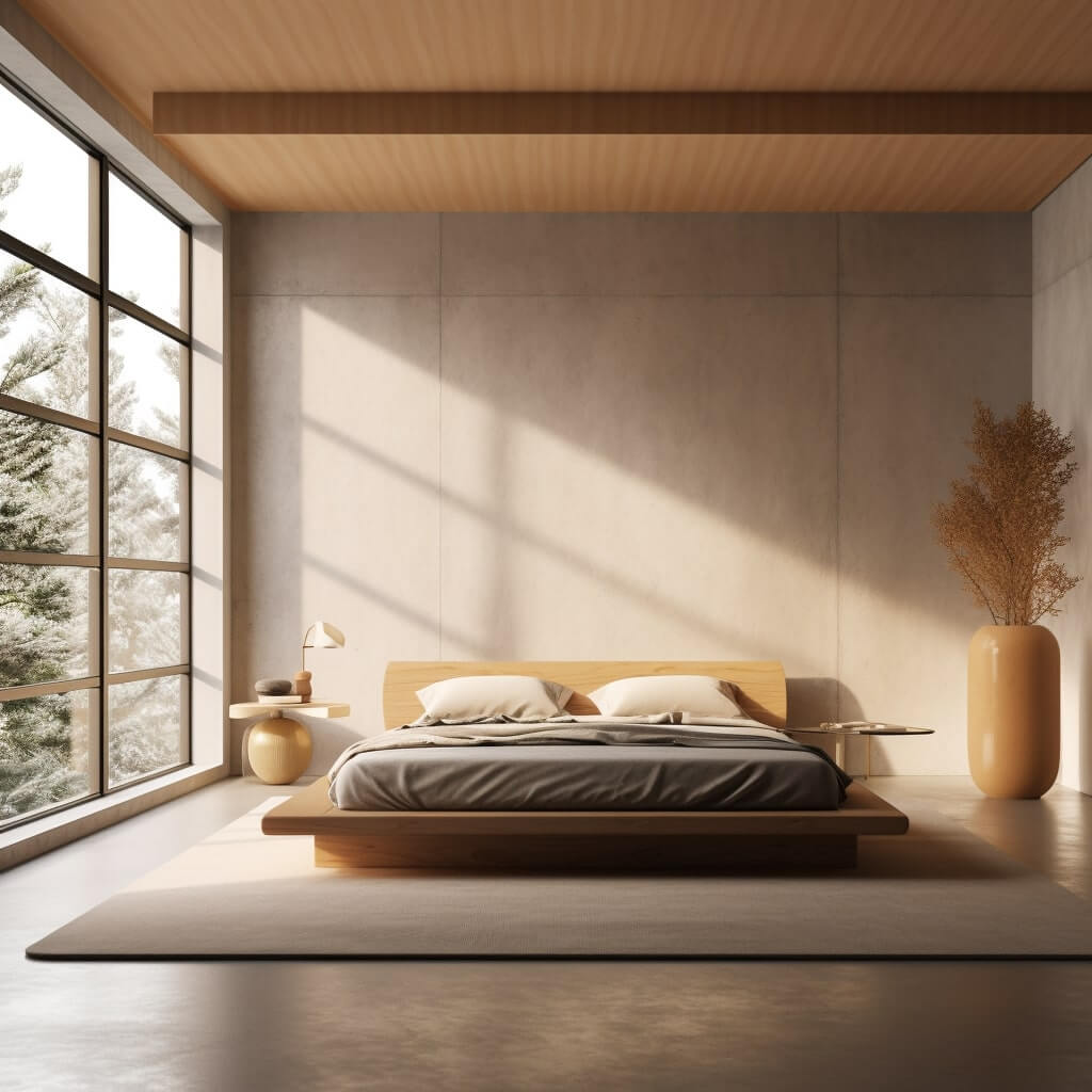 Japanese design bedroom