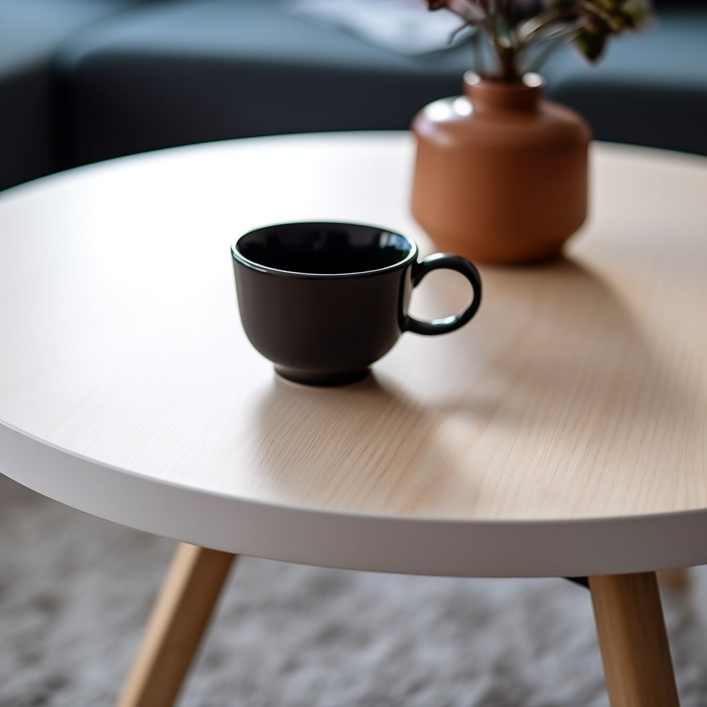Japandi coffee table shapes