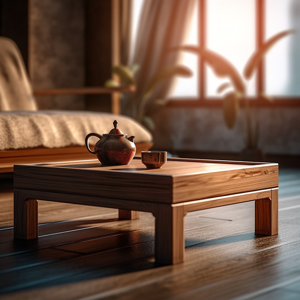 Modern Japandi coffee table