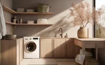 11 Examples of How to Create a Japandi Laundry Room