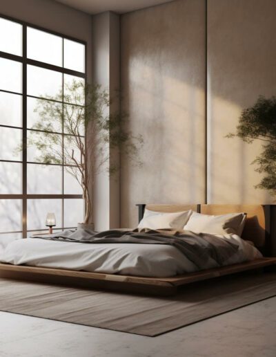 Japandi bedroom