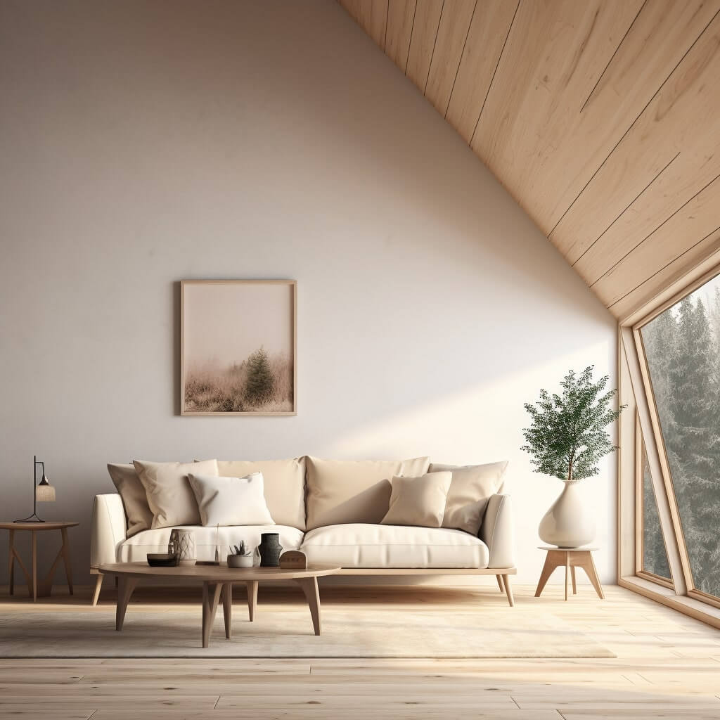 Nordic style living room