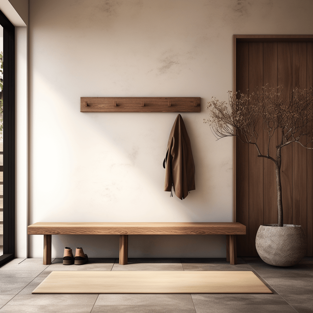 Japandi Bench as a Key Element